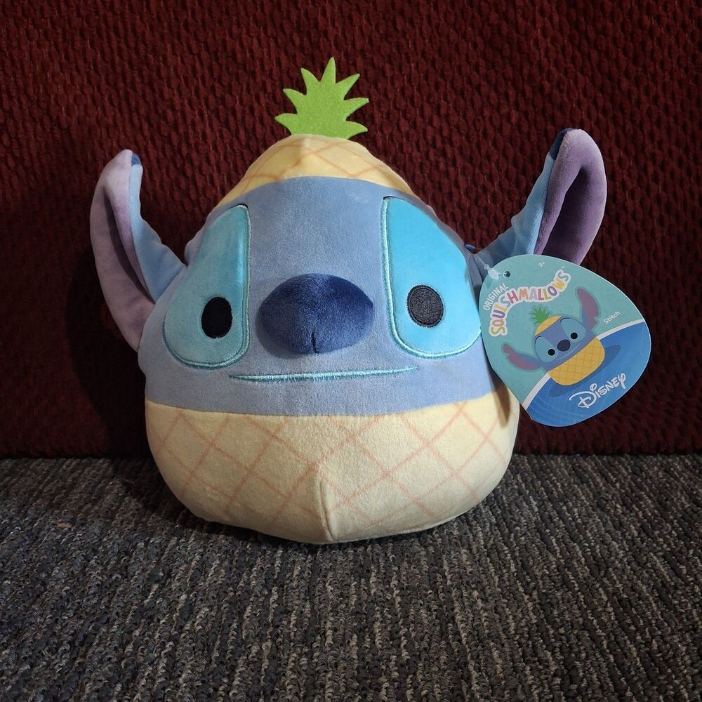Squishmallow Disney Lilo & Stitch Pineapple Stitch Plush 8" New WithTags NWT